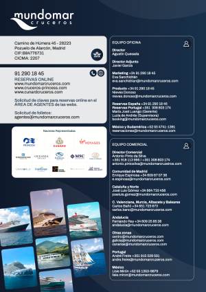Hoja de Datos de Mundomar Cruceros