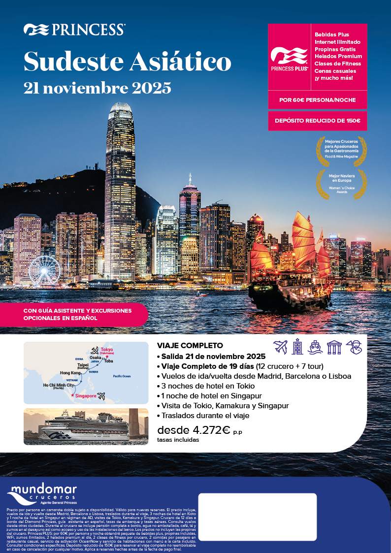 Viaje Completo Sudeste Asiático en noviembre 2025