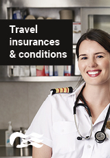 Travel insurances and conditions