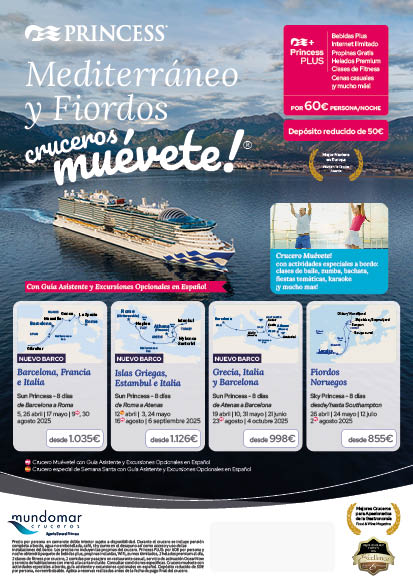 Cruceros Muévete! 2025