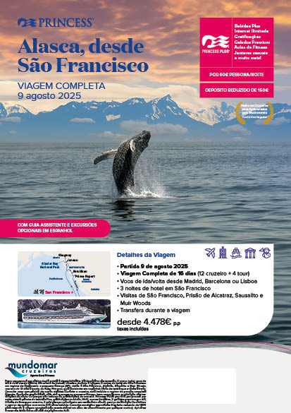 Viagem Completa - Alasca de São Francisco 2025