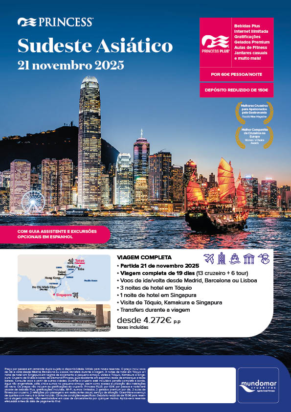 Viagem Completa Sudeste Asiático, novembro 2025